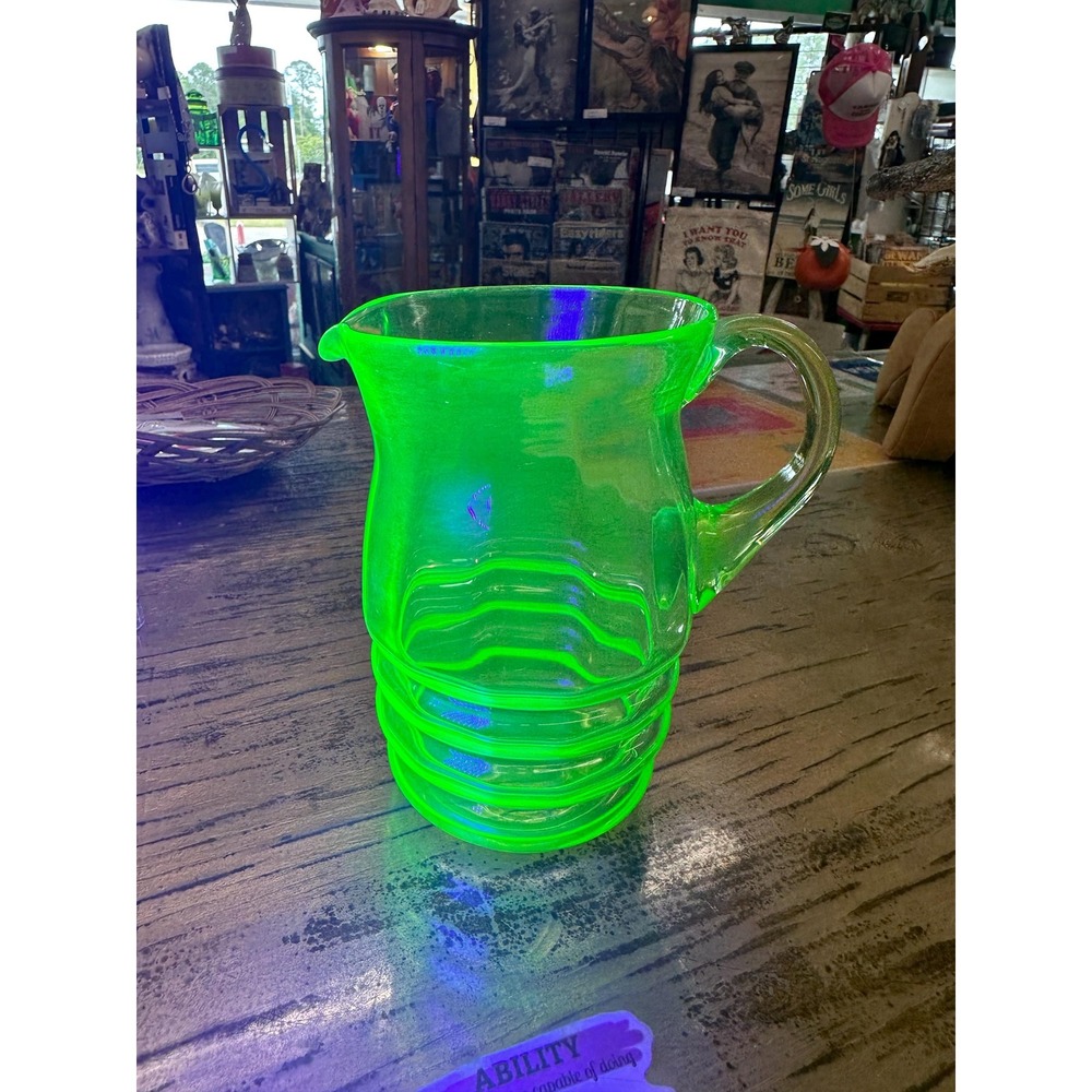 Vintage Uranium Juice Pitcher
